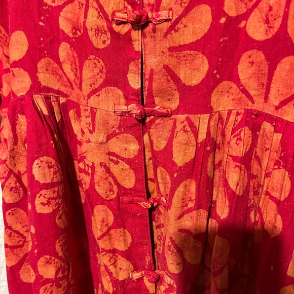 grape co. ltd Dresses Vintage Japanese Print Dress With Buttons